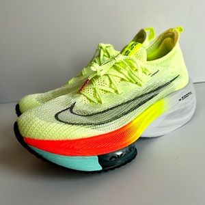 🌷LIKE NEW - Women’s Nike Airzoom Running Sneakers. Neon/Orange/Turquoise Size 8